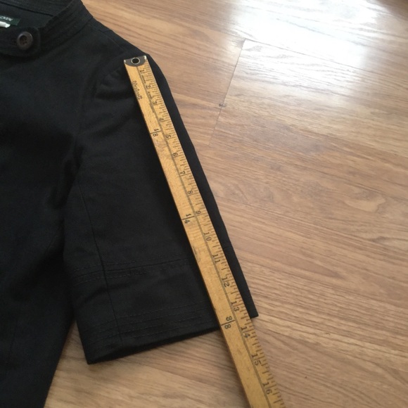 J. Crew Black San Telmo Canvas Swing Cropped Jacke - Picture 9 of 10